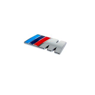 M-emblem 85 x 30 mm (rostfritt stål) foto 2