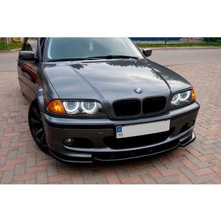 DPT V-2 främre läppspoiler (för M-Sport 2003-2006, blanksvart) BMW 3-serie E46 1998–2006 foto 4