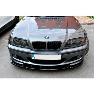 DPT V-2 främre läppspoiler (för M-Sport 2003-2006, blanksvart) BMW 3-serie E46 1998–2006 foto 3