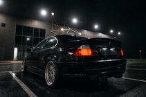 BMW 3-serie E46 1998–2006 CSL-Style V3 spoiler (för SD, blank svart) foto 13