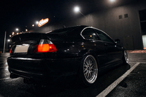 BMW 3-serie E46 1998–2006 CSL-Style V3 spoiler (för SD, blank svart) foto 6