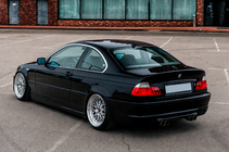 BMW 3-serie E46 1998–2006 CSL-Style V3 spoiler (för SD, blank svart) foto 3