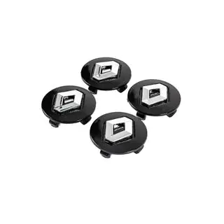 Navkapslar till fälgar, svarta 5650v1 (56 mm / 50 mm, 4 st) foto 2
