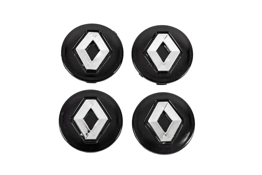Renault Navkapslar till fälgar, svarta 5650v1 (56 mm / 50 mm, 4 st) Foto 1