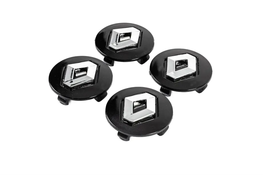 Renault Navkapslar till fälgar, svarta 5650v1 (56 mm / 50 mm, 4 st) Foto 2