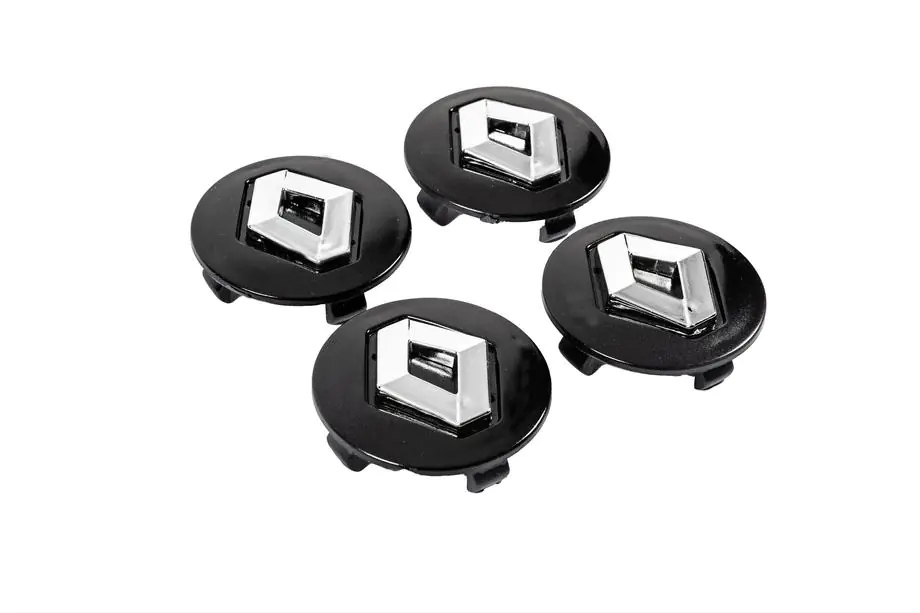 Renault Navkapslar till fälgar, svarta 5650v1 (56 mm / 50 mm, 4 st) Foto 3