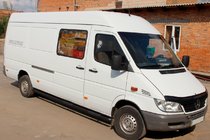 Mercedes Sprinter W901/902/903/904/905 1995–2006 Sidorör Black (2 st, rostfritt stål) foto 2