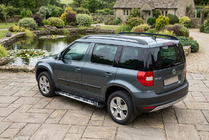 Skoda Yeti 2009–2017 Sidosteg Sunrise (2 st, aluminium) foto 1