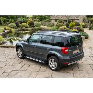 Sidosteg Sunrise (2 st, aluminium) Skoda Yeti 2009–2017 foto 1