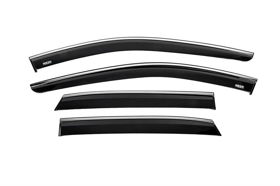 Nissan Qashqai 2021– Vindavvisare med kromlist (4 st, Niken) Image