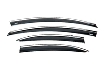 Honda Civic Sedan VIII 2006–2011 Vindavvisare med kromlist (4 st, Niken) foto 1