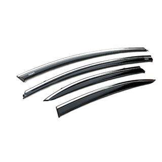 Vindavvisare med kromlist (4 st, Niken) Honda Civic Sedan VIII 2006–2011 foto 3