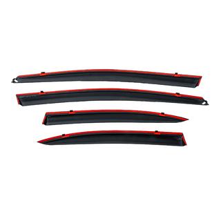 Vindavvisare med kromlist (4 st, Niken) Honda Civic Sedan VIII 2006–2011 foto 4