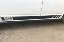 Volkswagen T5 Multivan 2003–2010 Sidorör Black (2 st., rostfritt) foto 11
