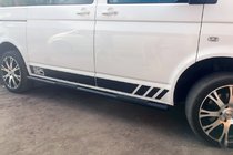 Volkswagen T5 Multivan 2003–2010 Sidorör Black (2 st., rostfritt) foto 12