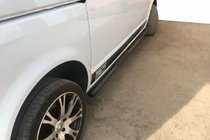 Volkswagen T5 Multivan 2003–2010 Sidorör Black (2 st., rostfritt) foto 7