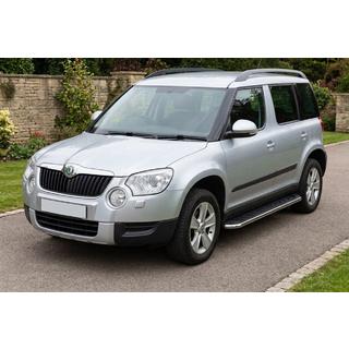 Sidosteg Maydos V1 (2 st, aluminium ↗ rostfritt stål) Skoda Yeti 2009–2017 foto 1