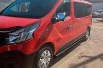 Renault Trafic 2015– Sidorör BB002 Black (2 st, rostfritt stål) foto 3