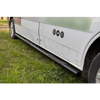 Sidorör BB002 Black (2 st, rostfritt stål) Opel Vivaro 2015–2019 foto 3