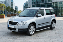 Skoda Yeti 2009–2017 Sidosteg Tayga Grey (2 st, aluminium) foto 1