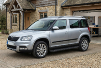 Skoda Yeti 2009–2017 Sidosteg RedLine Black (2 st, aluminium) foto 1