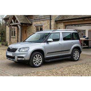 Sidosteg RedLine Black (2 st, aluminium) Skoda Yeti 2009–2017 foto 1