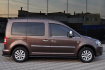 Volkswagen Caddy 2010–2015 Sidorör BB001 Black (2 st., rostfritt stål) foto 10