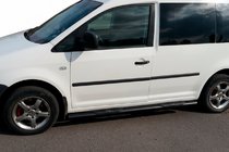 Volkswagen Caddy 2010–2015 Sidorör BB001 Black (2 st., rostfritt stål) foto 4