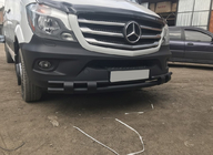 Mercedes Sprinter W906 2006–2018 Främre nedre skyddsbåge Shark Black (rostfritt stål) från 2013 foto 1