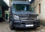 Mercedes Sprinter W906 2006–2018 Främre nedre skyddsbåge Shark Black (rostfritt stål) från 2013 foto 2