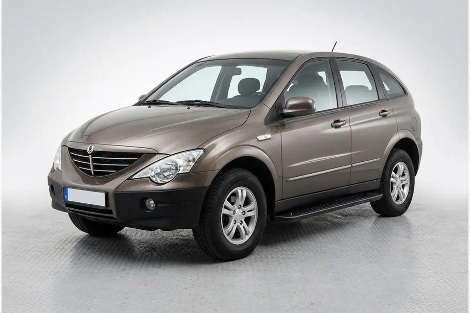 SsangYong Action 2005–2018 Sidosteg Allmond Black (2 st, aluminium) Image