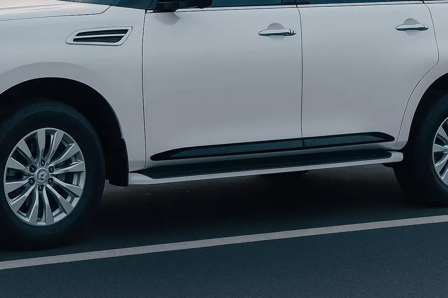 Infiniti QX80 2013–2024 Dörrlister (4 st, svarta) Image