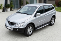 SsangYong Action 2005–2018 Sidosteg Line (2 st, aluminium) foto 1