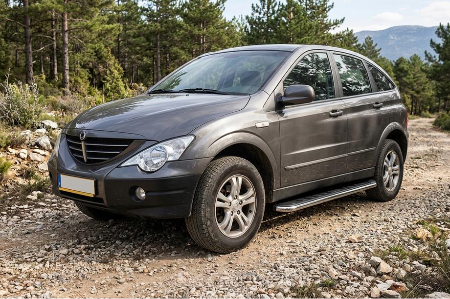 SsangYong Action 2005–2018 Sidosteg Maydos V1 (2 st, aluminium ↗ rostfritt stål) Image