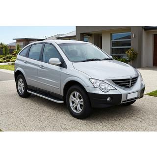 Sidosteg Tayga Grey (2 st, aluminium) SsangYong Action 2005–2018 foto 1