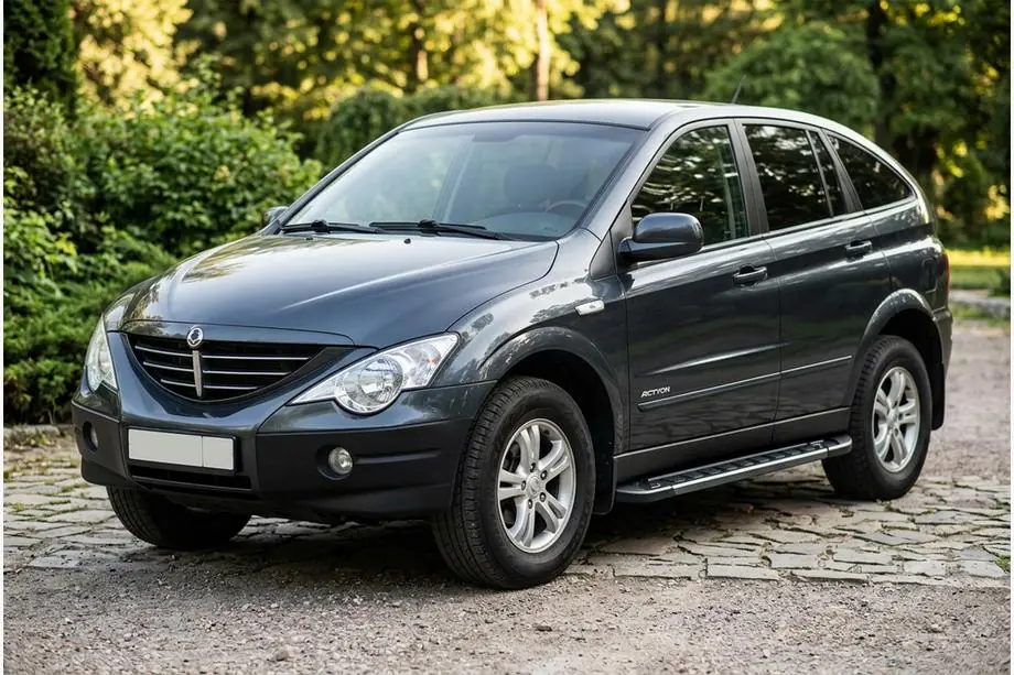 SsangYong Action 2005–2018 Sidosteg RedLine Black (2 st, aluminium) Image