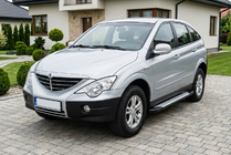 SsangYong Action 2005–2018 Sidosteg Allmond Grey (2 st, aluminium) foto 1