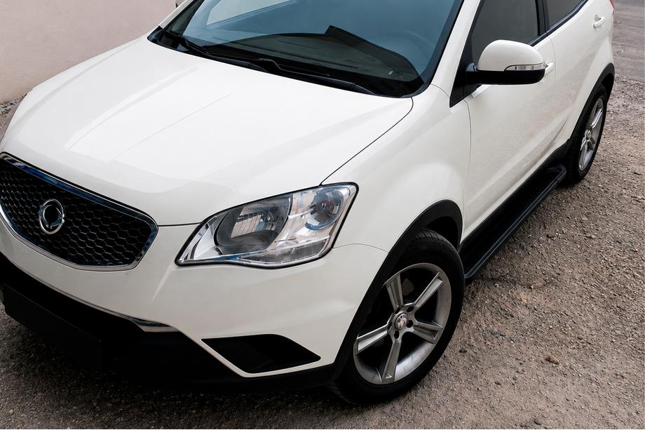 SsangYong Korando 2010–2019 Sidosteg Allmond Black (2 st, aluminium) Image