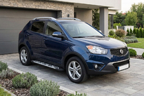 SsangYong Korando 2010–2019 Sidosteg Sunrise (2 st, aluminium) foto 1