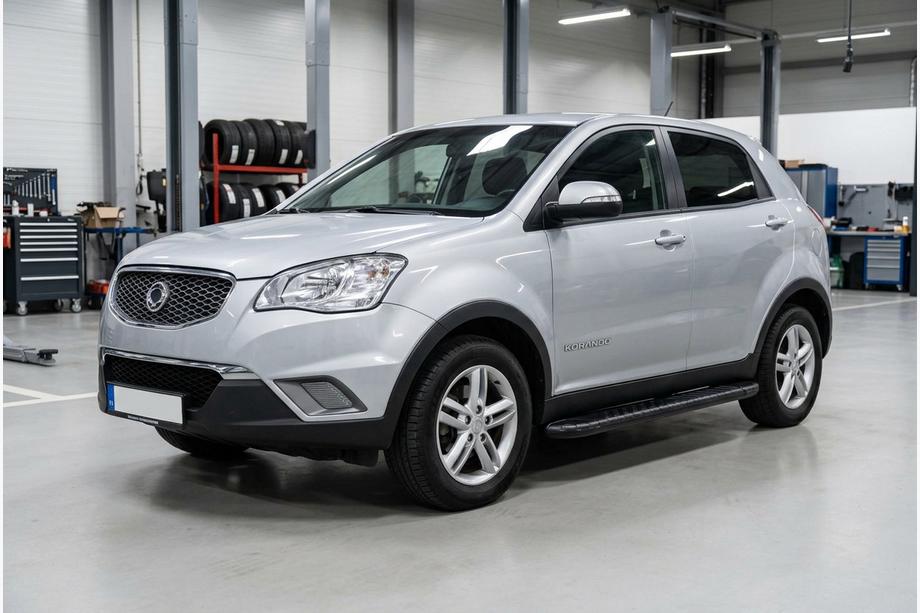SsangYong Korando 2010–2019 Sidosteg Bosphorus Black (2 st, aluminium) Image