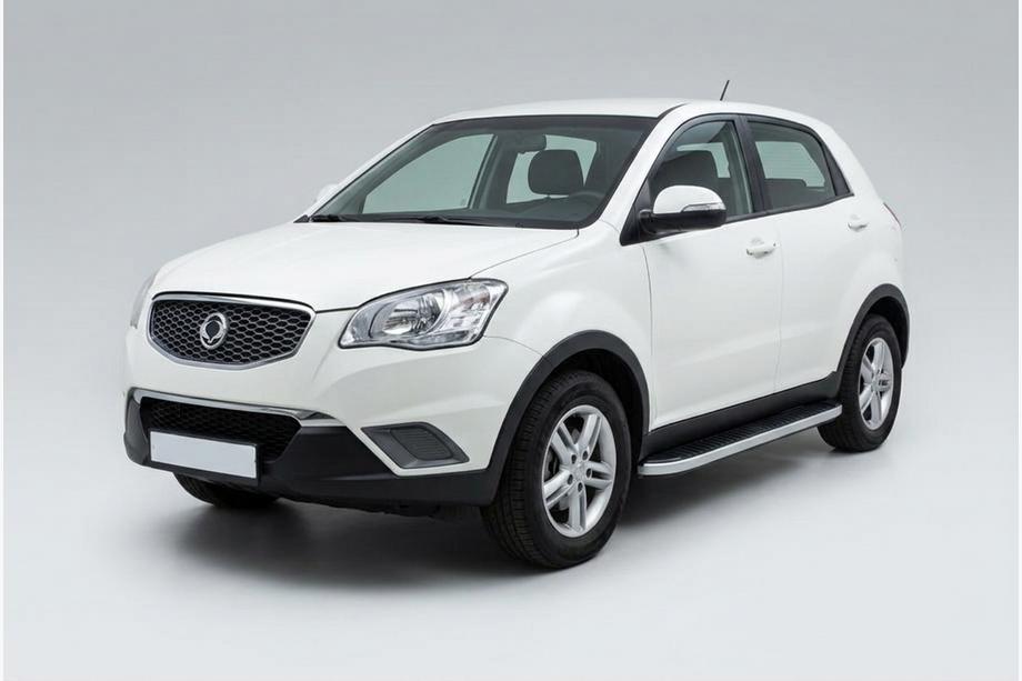SsangYong Korando 2010–2019 Sidosteg Tayga Grey (2 st, aluminium) Image