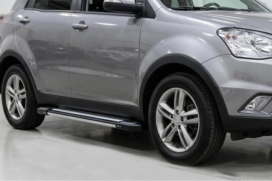 SsangYong Korando 2010–2019 Sidosteg Rainbow (2 st, aluminium) Image