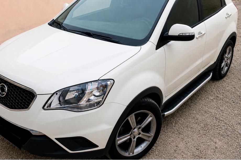 SsangYong Korando 2010–2019 Sidosteg Fullmond (2 st, aluminium) Image