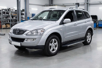 SsangYong Kyron 2005–2014 Sidosteg Duru (2 st, aluminium) foto 1