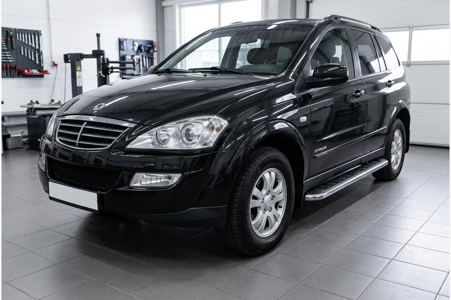 SsangYong Kyron 2005–2014 Sidosteg Maydos V1 (2 st, aluminium ↗ rostfritt stål) Image
