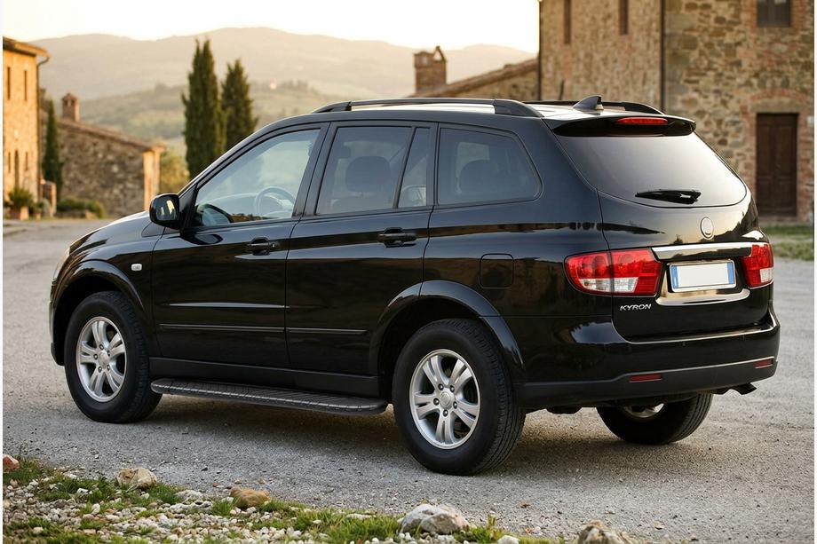 SsangYong Kyron 2005–2014 Sidosteg Bosphorus Black (2 st, aluminium) Image