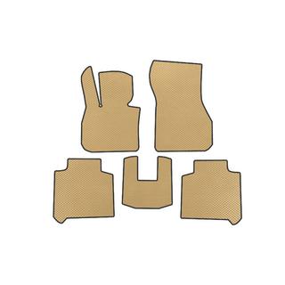 EVA-bilmattor (2 rader, för F46, beige) BMW 2-serien Active Tourer F45/F46 2014–2021