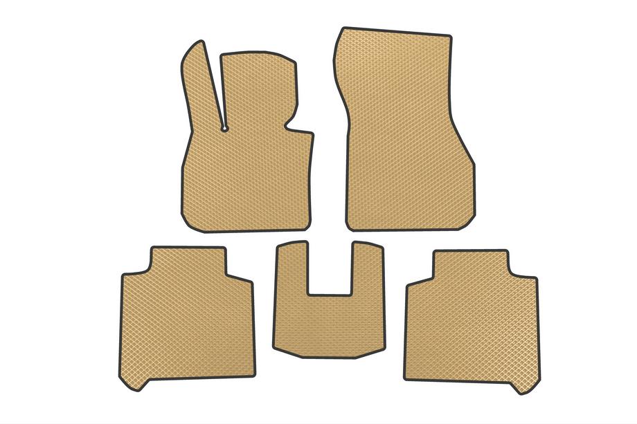 BMW 2-serien Active Tourer F45/F46 2014–2021 EVA-bilmattor (2 rader, för F46, beige) Image