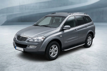 SsangYong Kyron 2005–2014 Sidosteg Fullmond (2 st, aluminium) foto 1