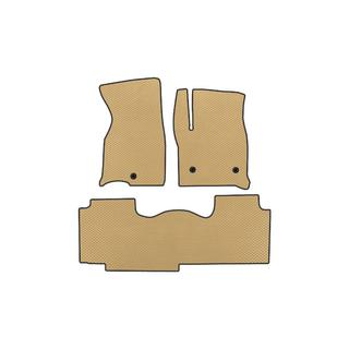 EVA bilmattor (2 rader, beige)